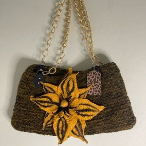 Handmade Felt Wool Shoulder Bag